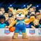 Bleacher Creatures Milwaukee Bucks Bango 10" Mascot Plush Figure (City Edition)